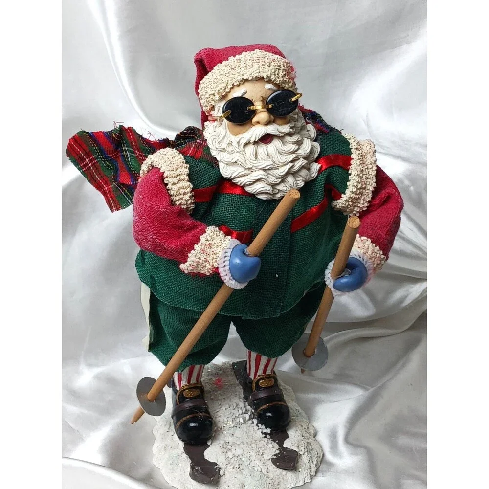 SKIING SANTA 11''